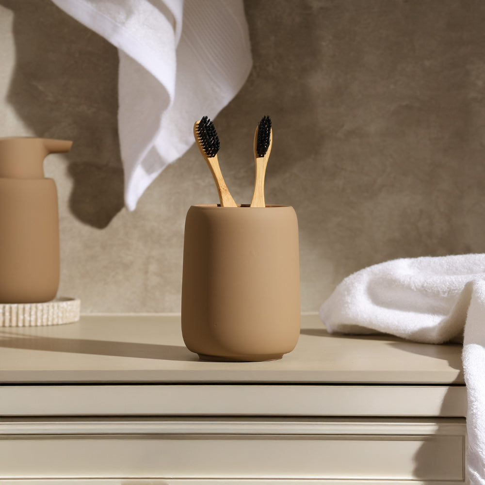 Sono Toothbrush Tumbler - Tan