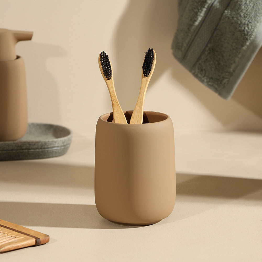 Sono Toothbrush Tumbler - Tan