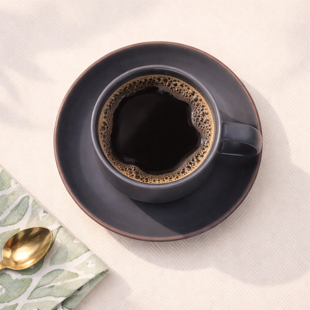 Sorrel Cup and Saucer Set - Slate Grey