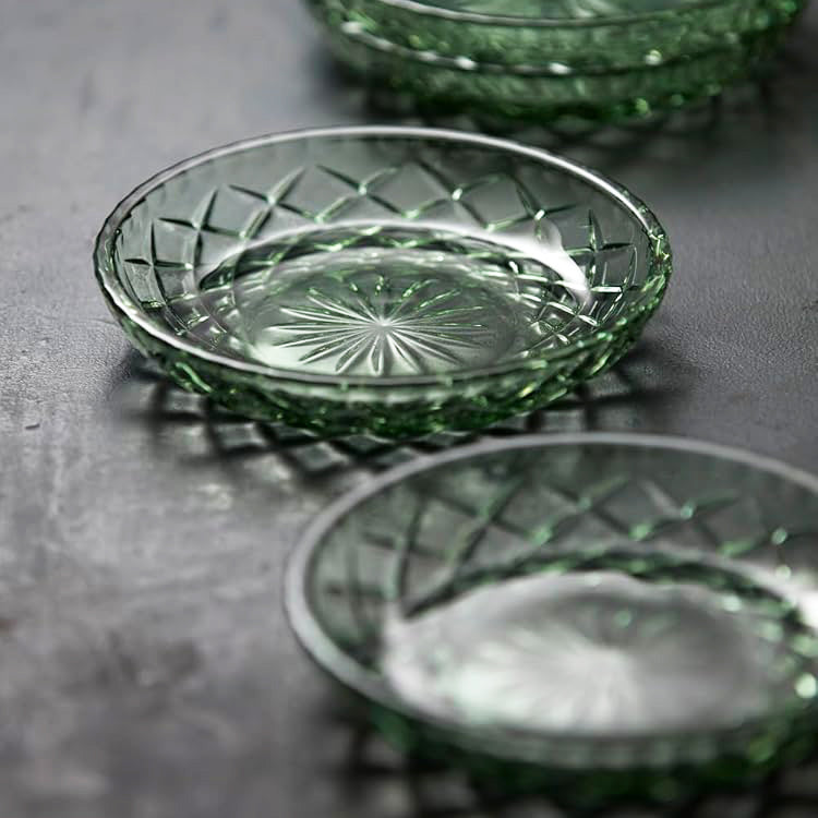 Sorrento Dessert Plates, Set of 4 - Green