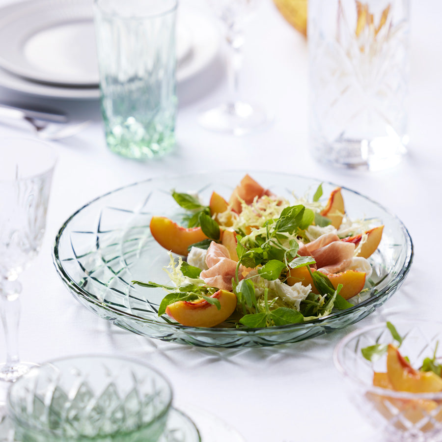 Sorrento Dessert Plates, Set of 4 - Green