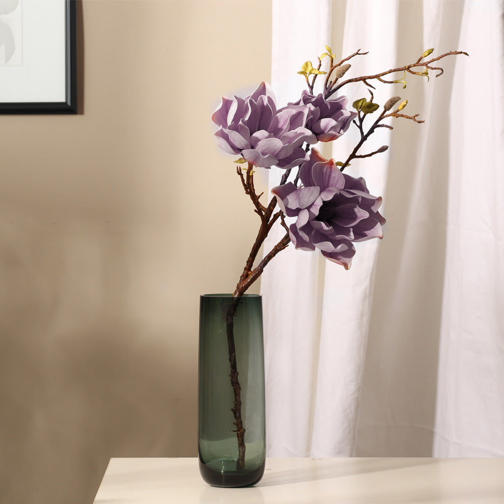 Southern Magnolia Faux Stem - Ube Purple
