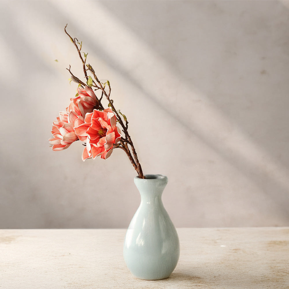 Southern Magnolia Faux Stem - Crimson