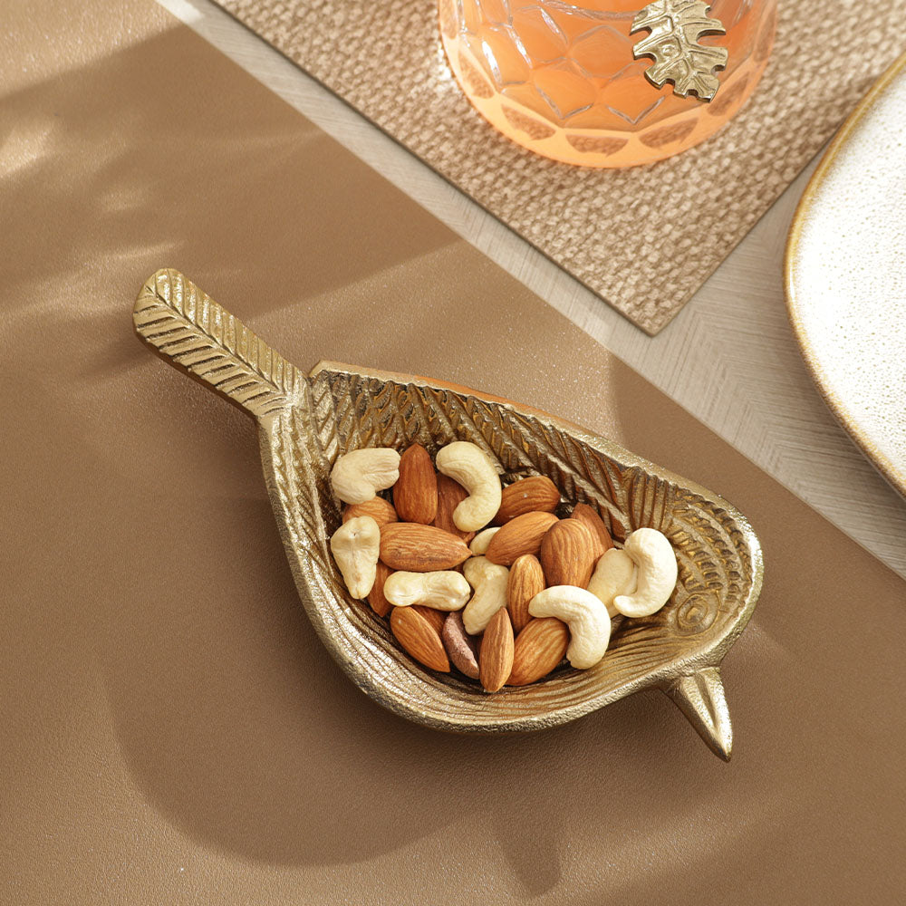 Sparrow Decorative Bowl Small - Gold