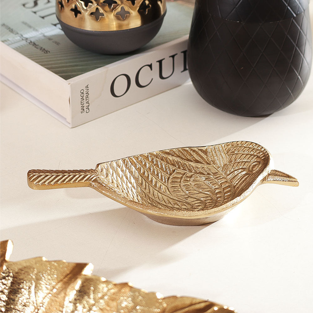 Sparrow Decorative Bowl Small - Gold