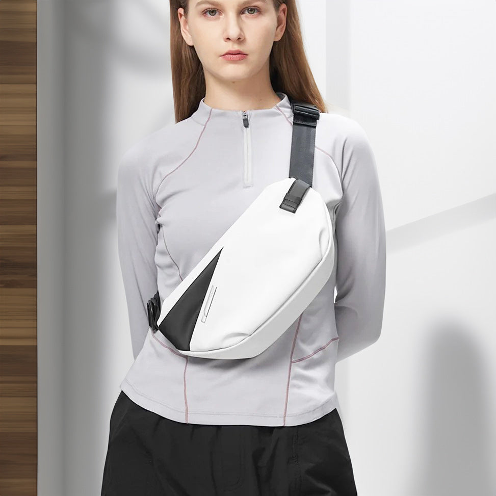 Lightweight Sling Bag - White