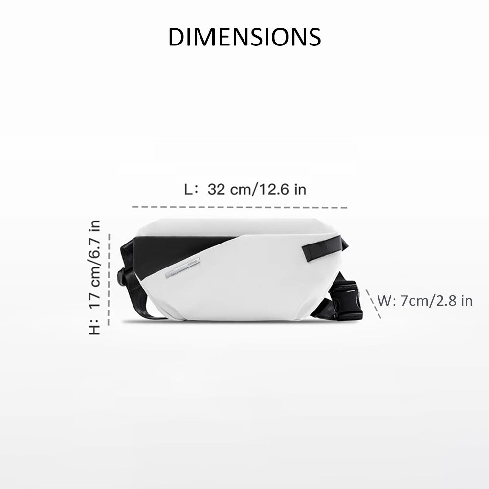 Lightweight Sling Bag - White
