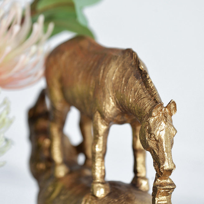 Stacked Savannah Sculpture Large - Gold