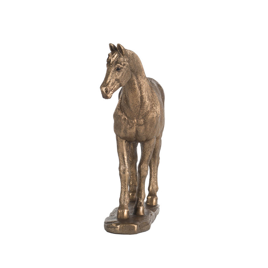 Standing Horse Decorative Sculpture - Bronze