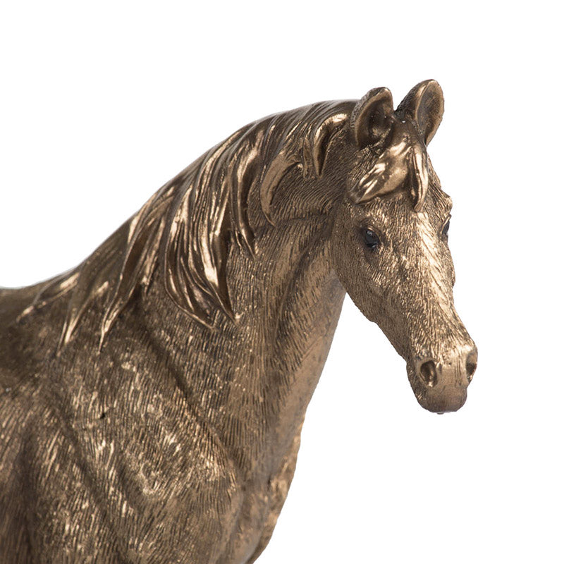 Standing Horse Decorative Sculpture - Bronze
