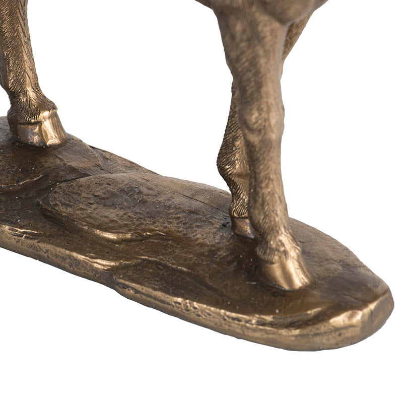 Standing Horse Decorative Sculpture - Bronze