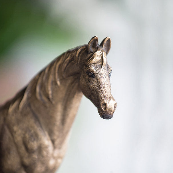 Standing Horse Decorative Sculpture - Bronze