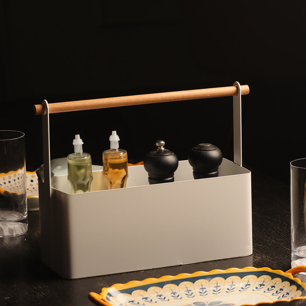 Stark Rectangle Storage Caddy - White