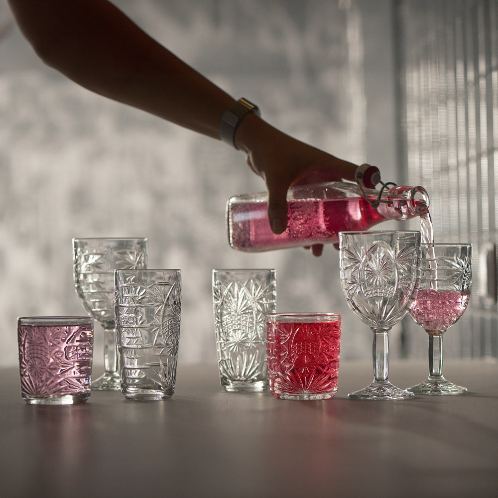 Starla Long Drink Glasses 360ml, Set of 4