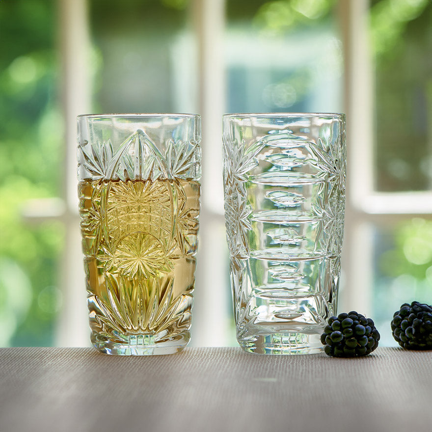 Starla Long Drink Glasses 360ml, Set of 4