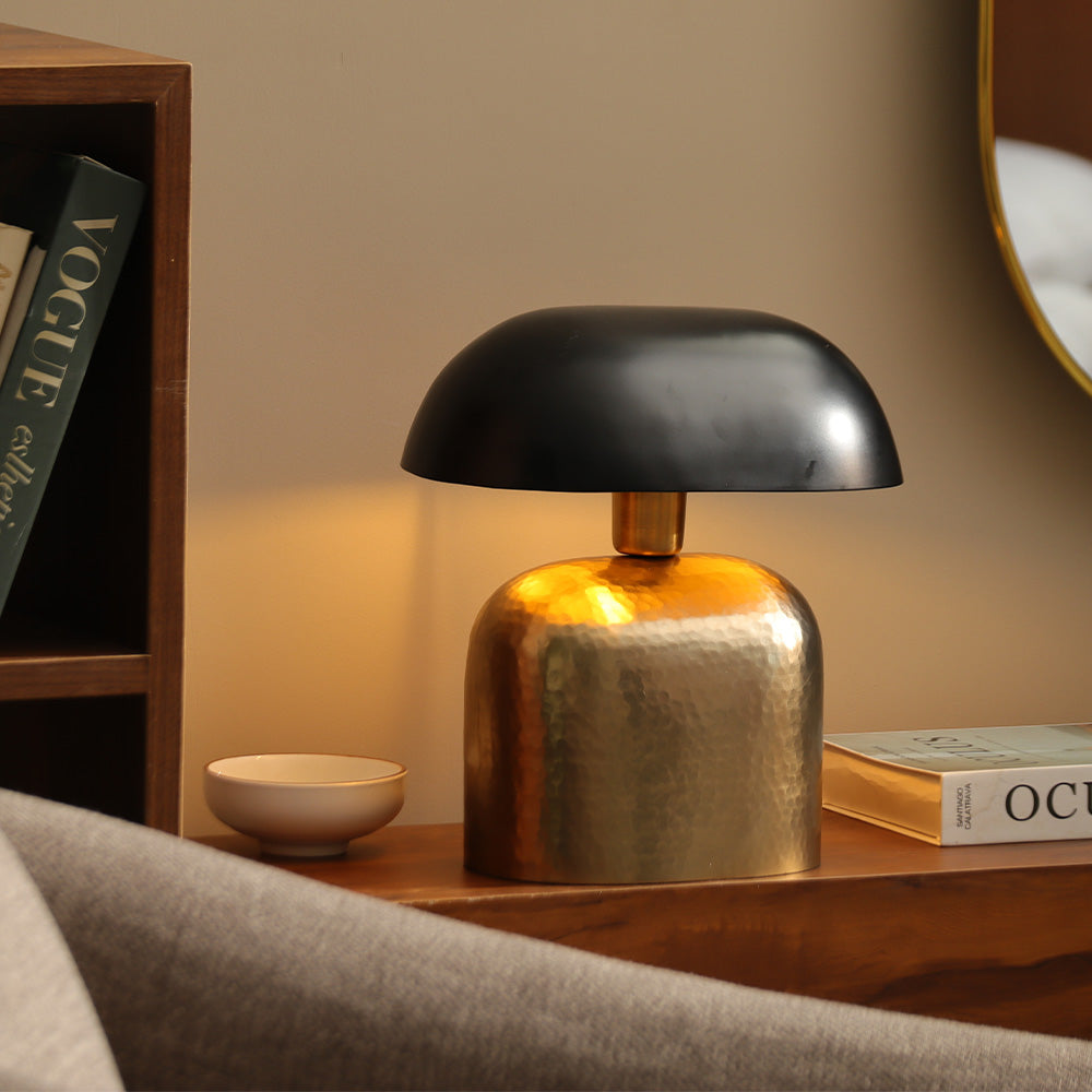 Alessa Table Lamp Medium - Black Gold