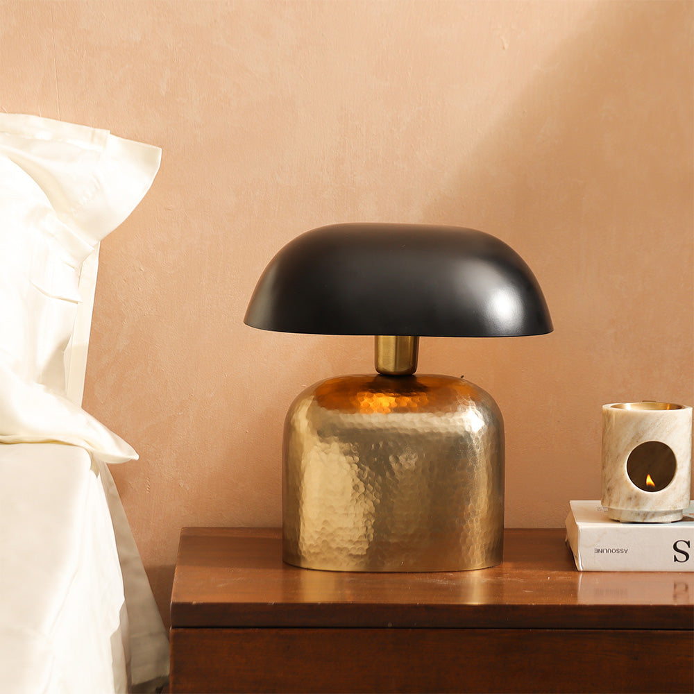 Alessa Table Lamp Medium - Black Gold
