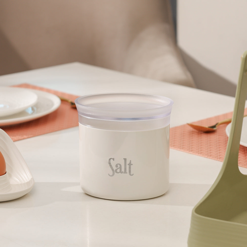 Stay Fresh Salt Storage Jar - Milk White