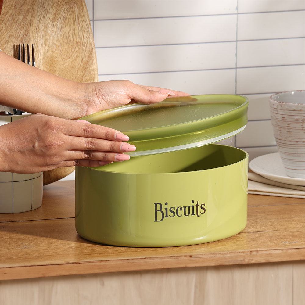 Stay Fresh Biscuit Box - Green