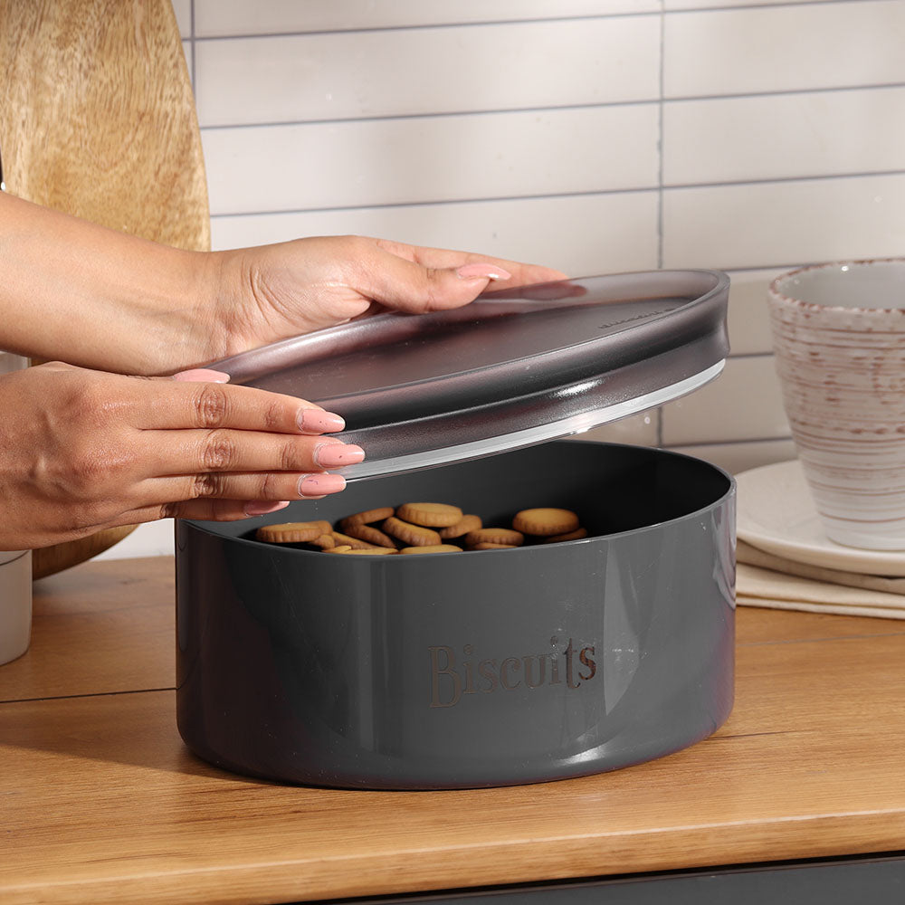 Stay Fresh Biscuit Box - Grey