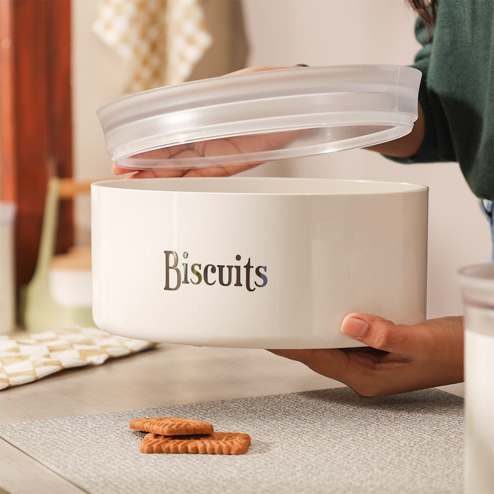 Stay Fresh Biscuit Box - Milk White
