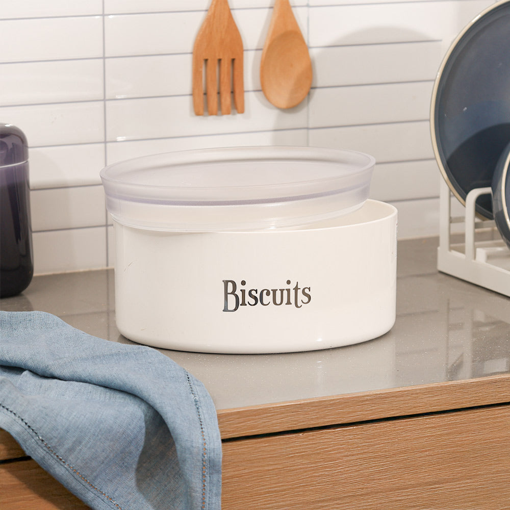 Stay Fresh Biscuit Box - Milk White