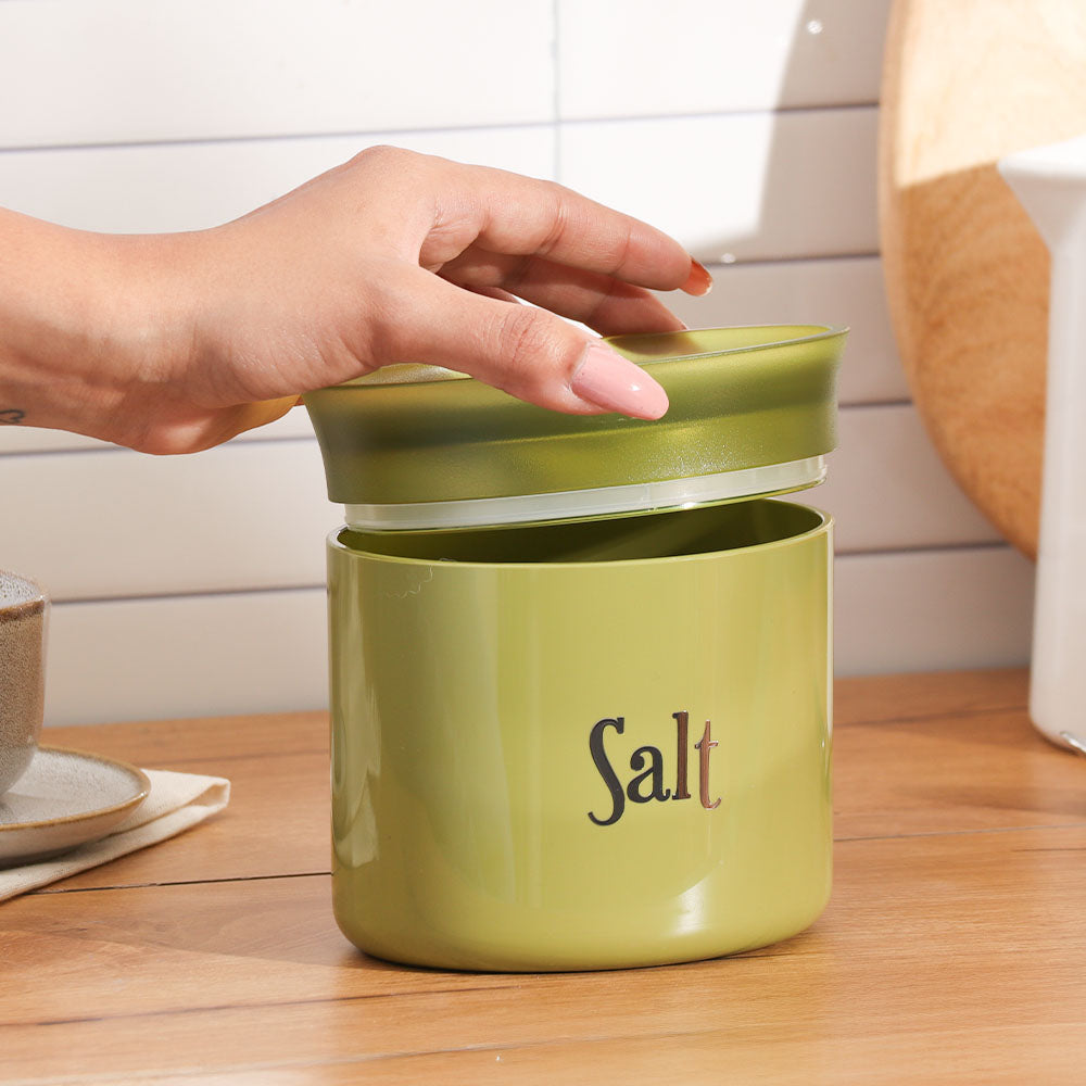 Stay Fresh Salt Storage Jar - Green