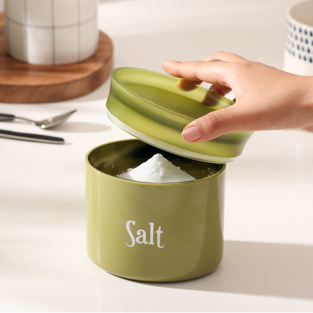 Stay Fresh Salt Storage Jar - Green