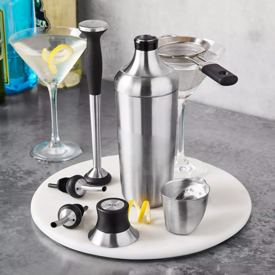 Steel Single Wall Cocktail Shaker - Silver