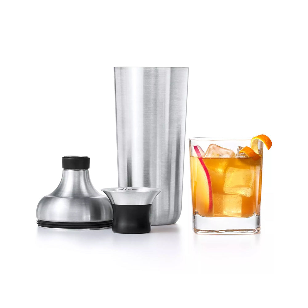 Steel Single Wall Cocktail Shaker - Silver