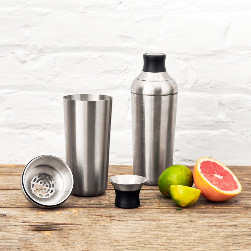 Steel Single Wall Cocktail Shaker - Silver