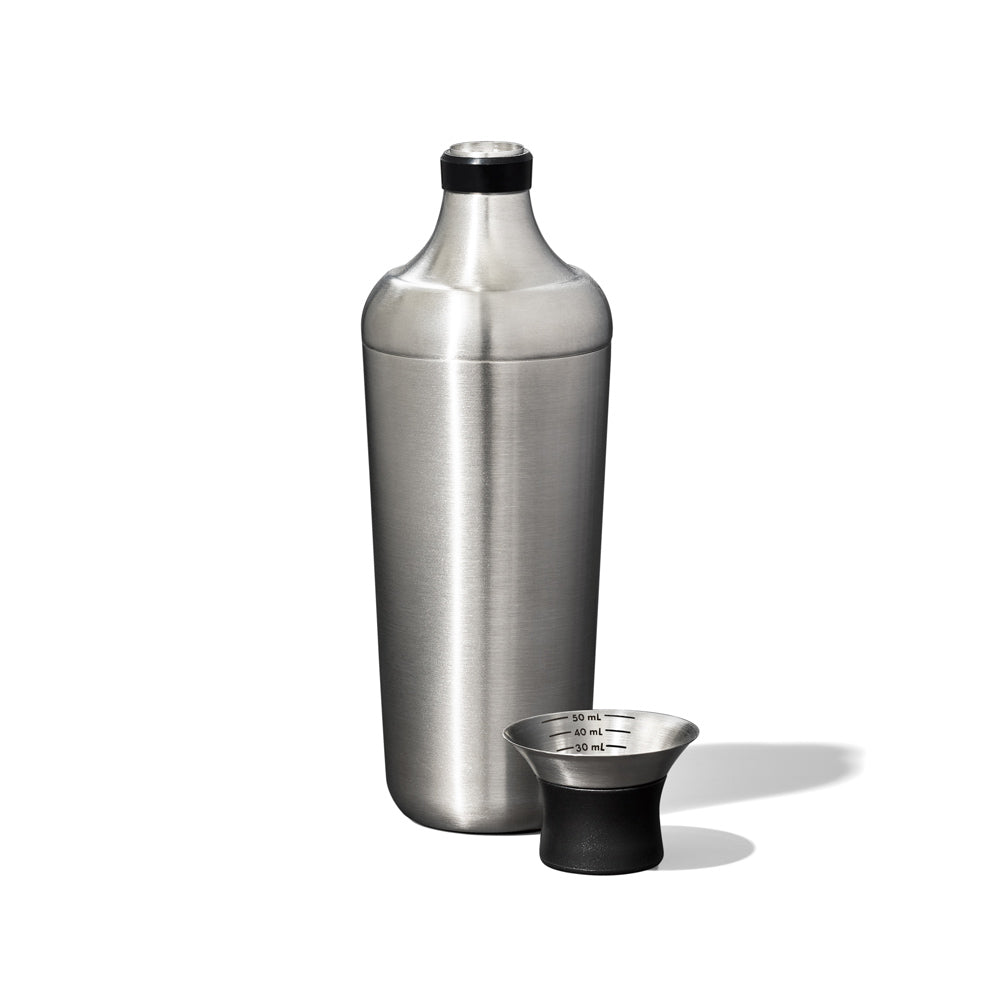 Steel Single Wall Cocktail Shaker - Silver