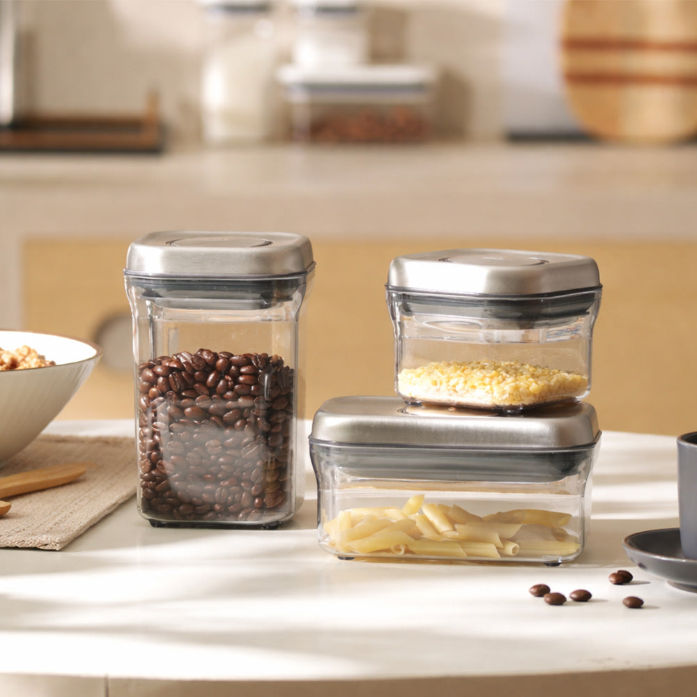 Steel POP Mini Rectangular Storage Container - 600ml