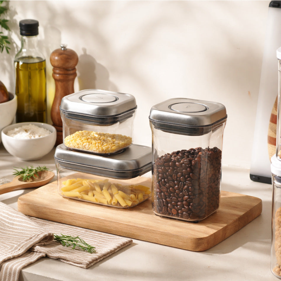 Steel POP Small Square Storage Container - 300ml