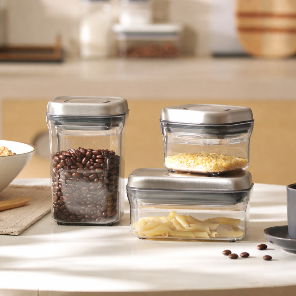 Steel POP Small Square Storage Container - 300ml