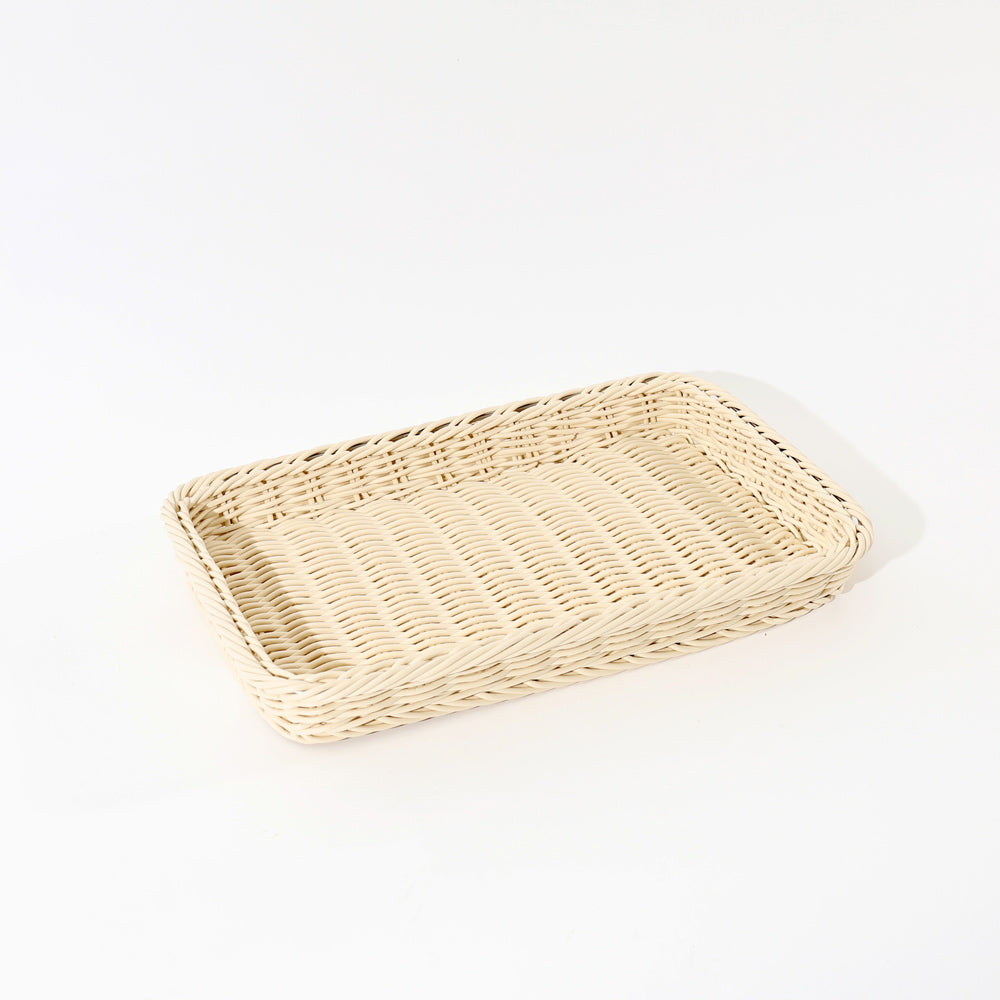 Stena Rectangular Basket Medium - Ivory