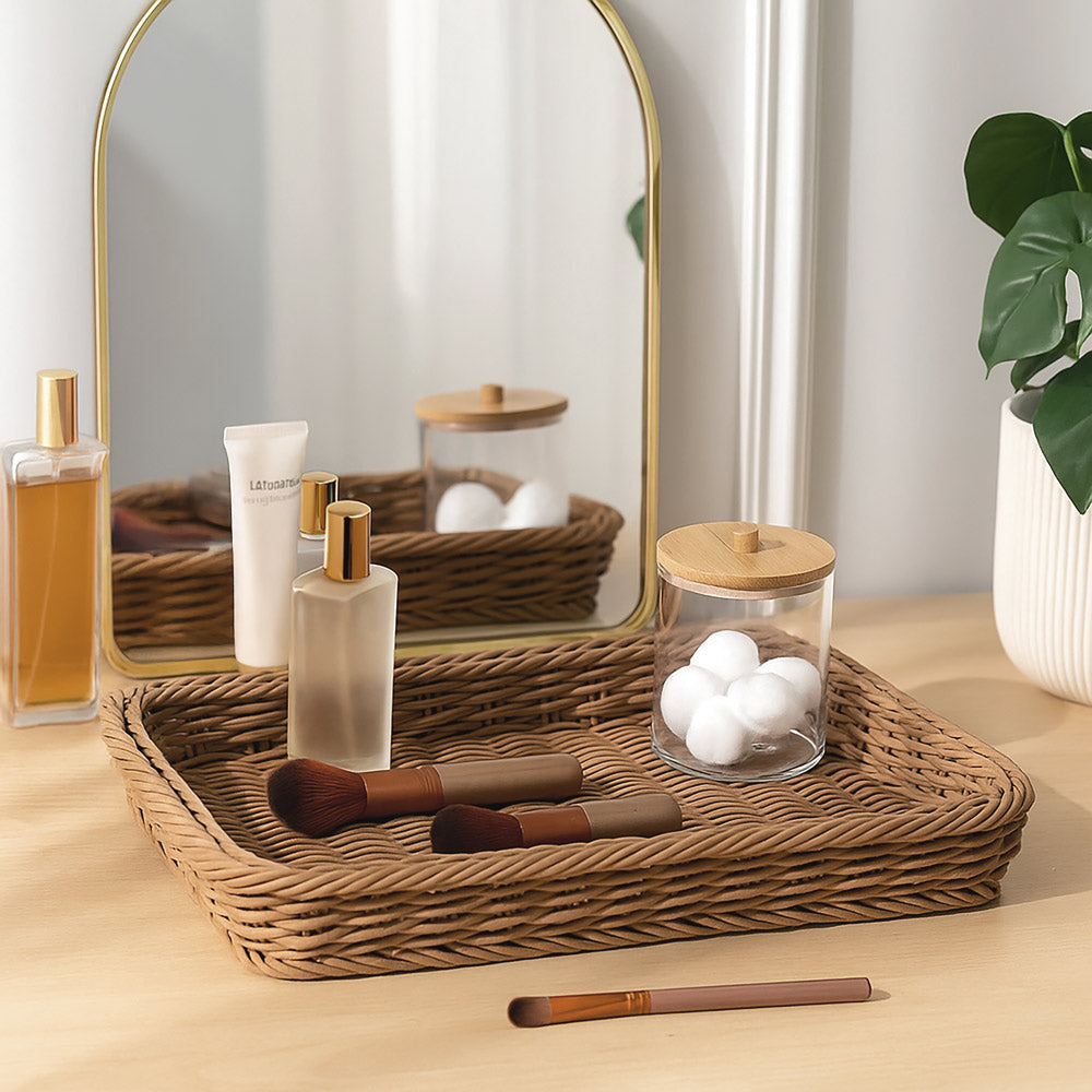 Stena Rectangular Basket Medium - Khaki