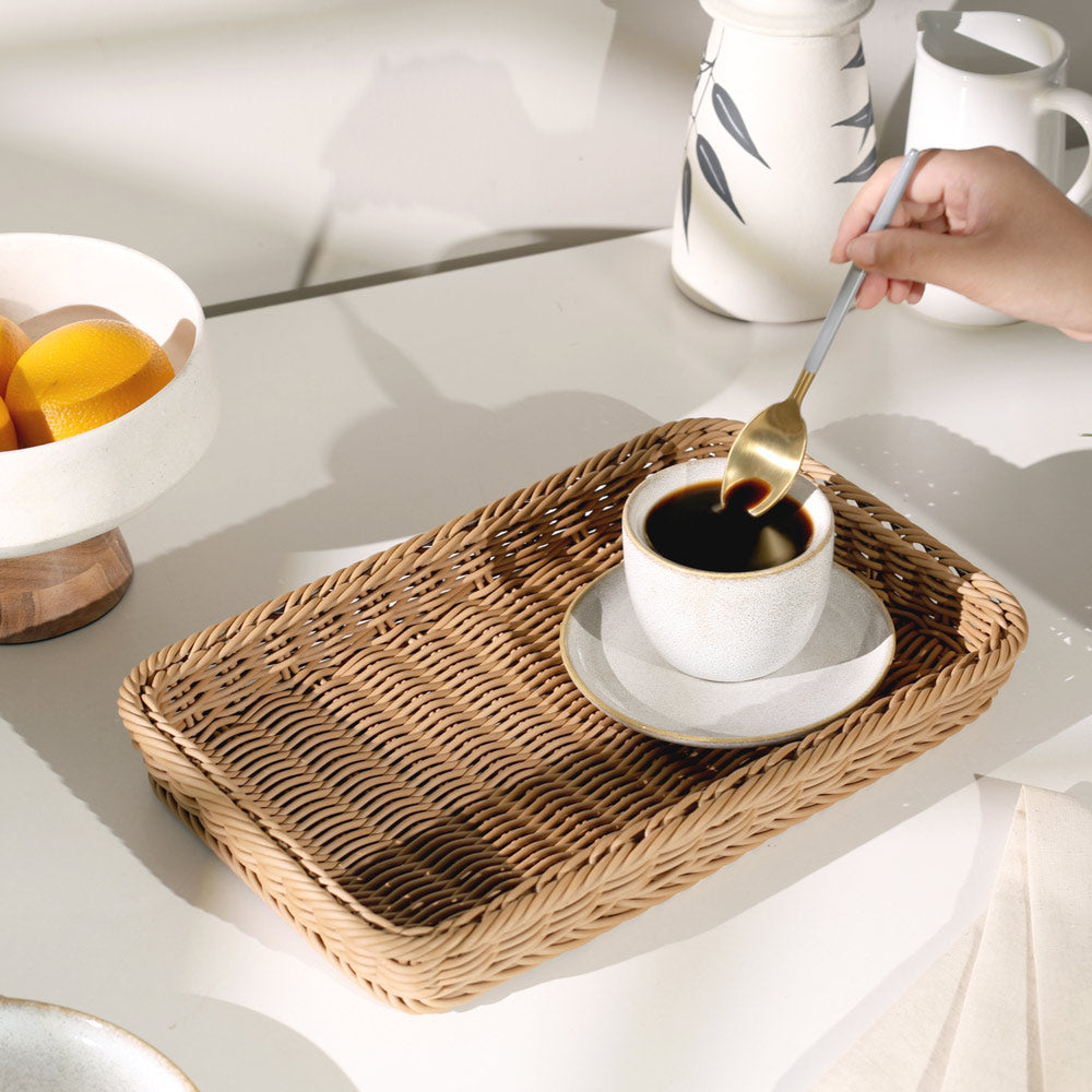 Stena Rectangular Basket Medium - Khaki