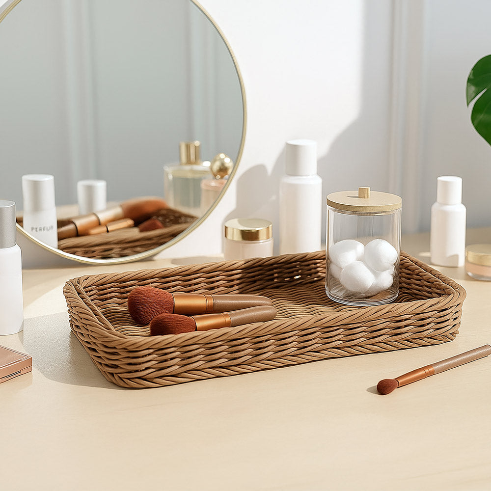 Stena Rectangular Basket Medium - Khaki