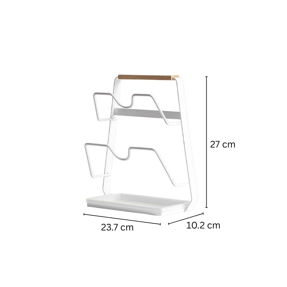 Steps Lid Holder - Cream White