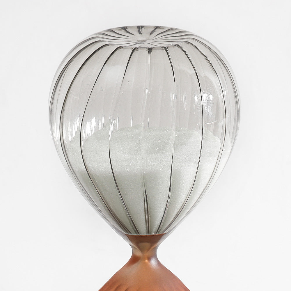 Stockholm Ribbed Hourglass Medium - Smoke Amber