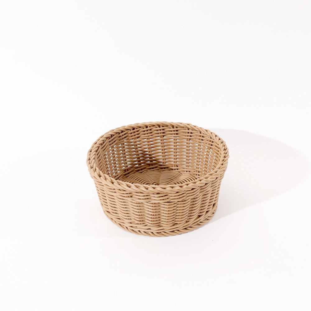 Stora Round Basket Medium - Khaki