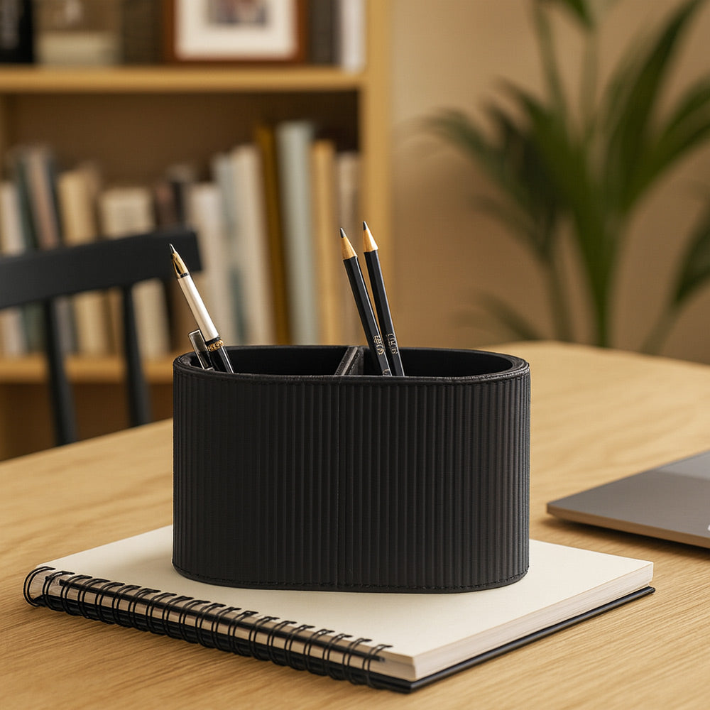 Stripes Duo Organizer - Black