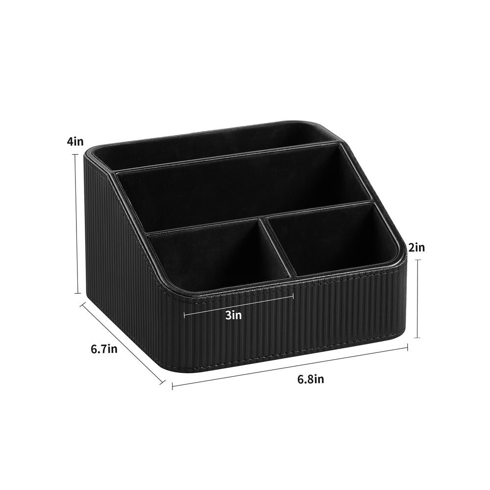 Stripes Multi-compartment Organiser - Black