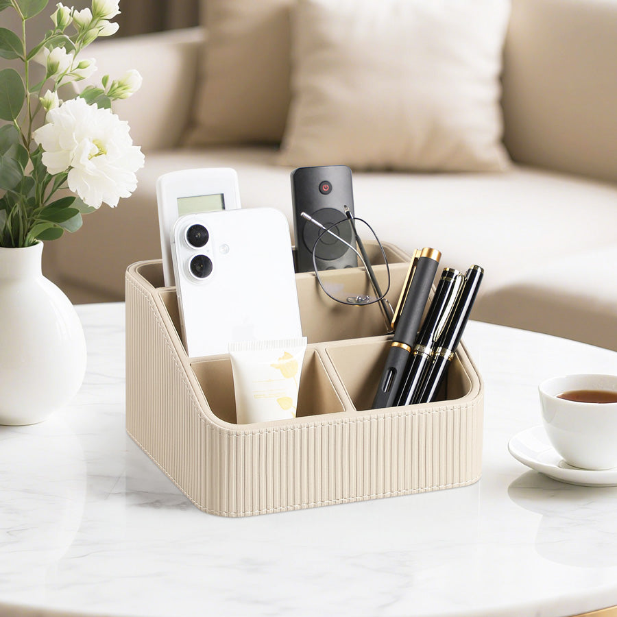 Stripes Multi-compartment Organiser - Greige