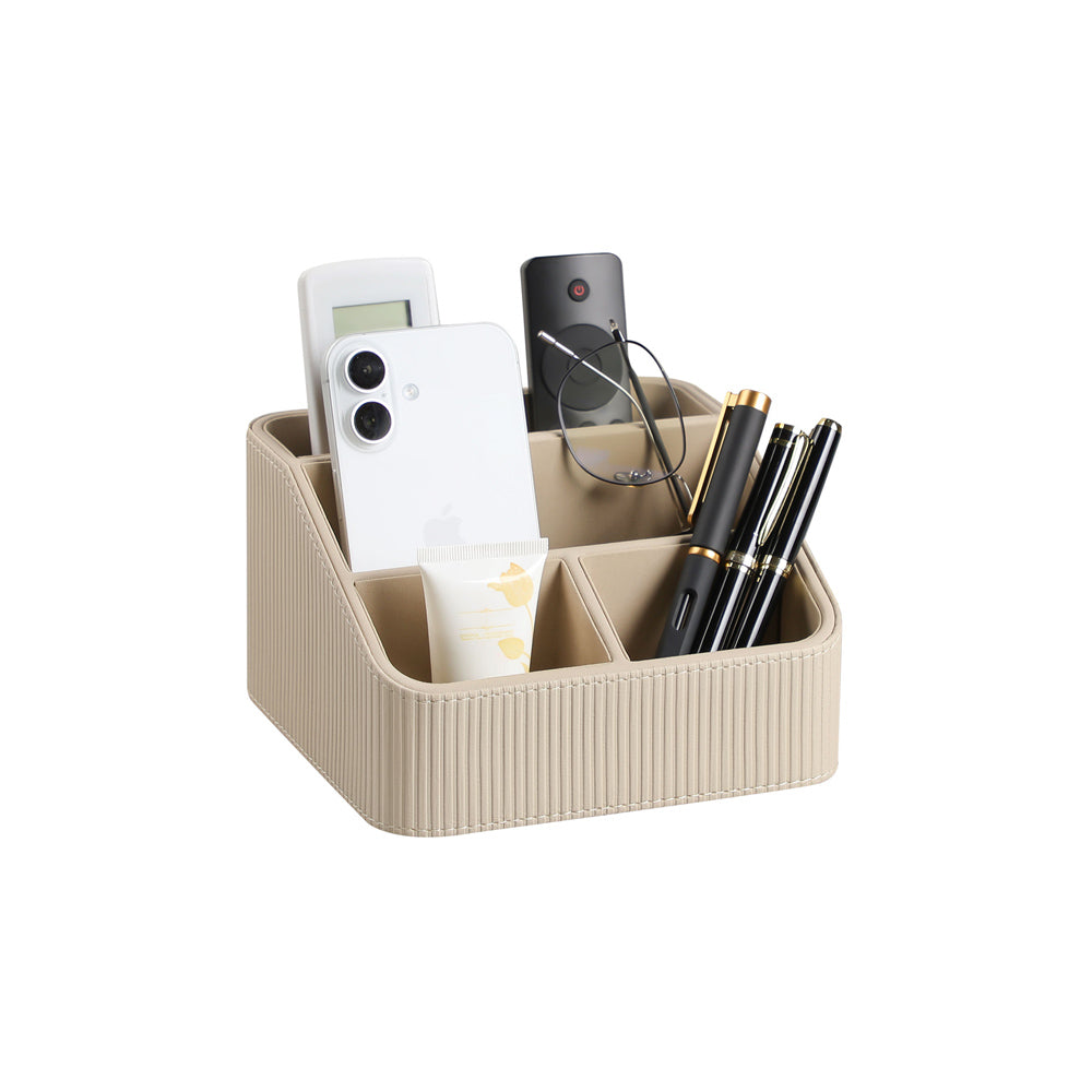 Stripes Multi-compartment Organiser - Greige