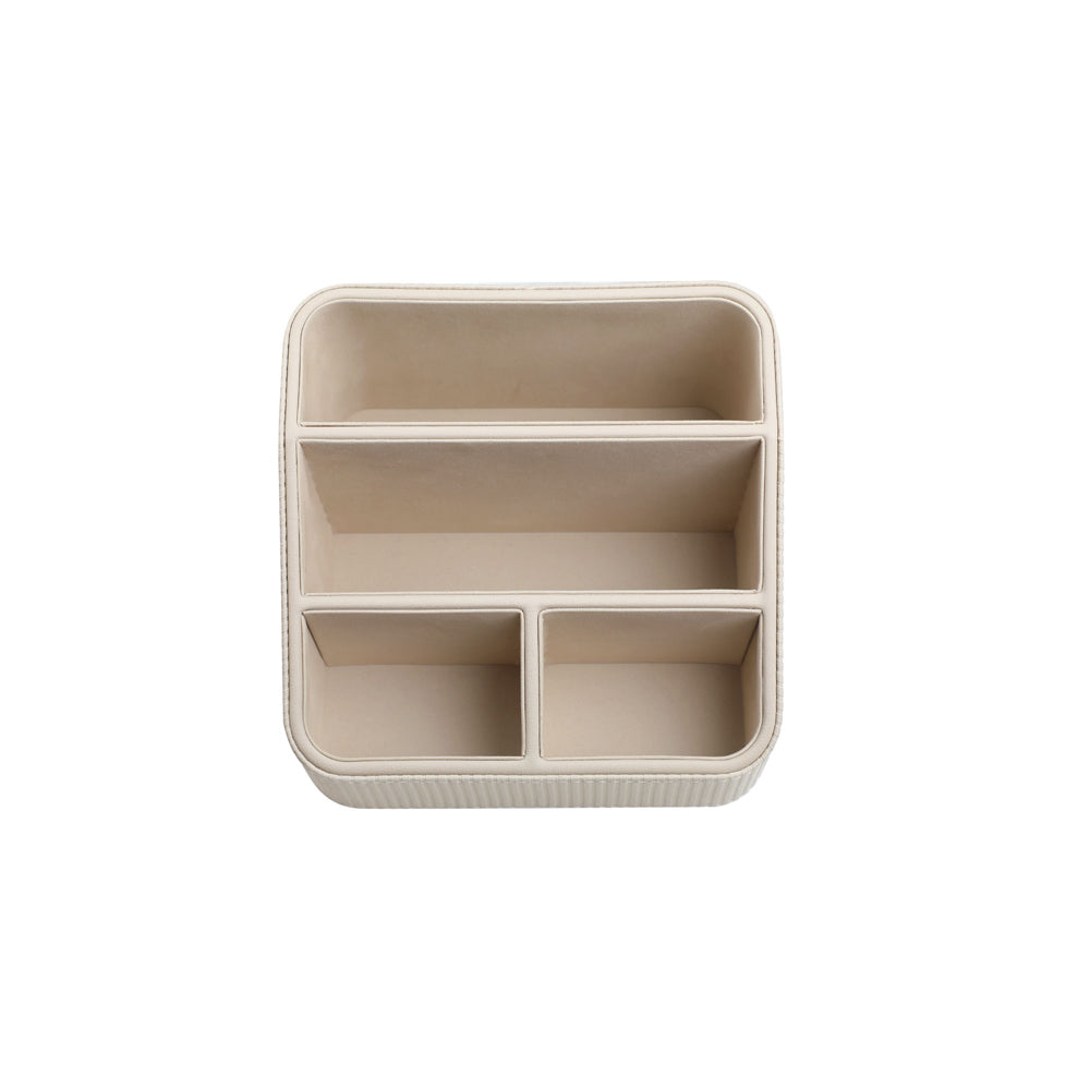 Stripes Multi-compartment Organiser - Greige