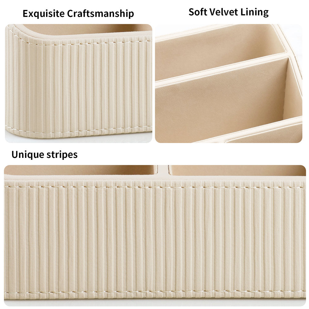 Stripes Multi-compartment Organiser - Greige