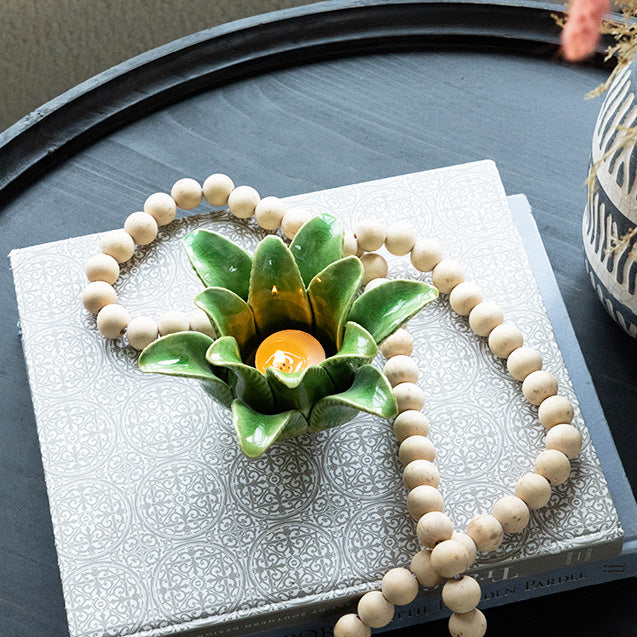 Succulent Tealight Holder Large - Green