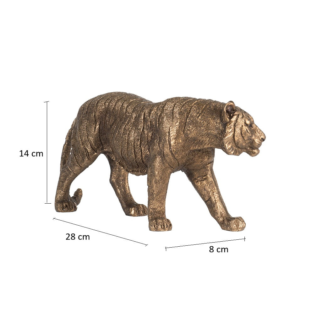 Sumatran Tiger Decorative Sculpture - Bronze